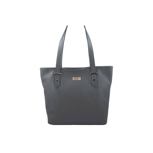 Shopper bag - duża torebka miejska - Szara ciemna ze sklepu Barberinis w kategorii Torby Shopper bag - zdjęcie 177920748