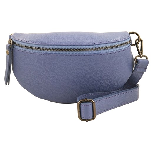 Saszetka / nerka skórzana młodzieżowa - Fioletowa Barberini`s uniwersalny Barberinis