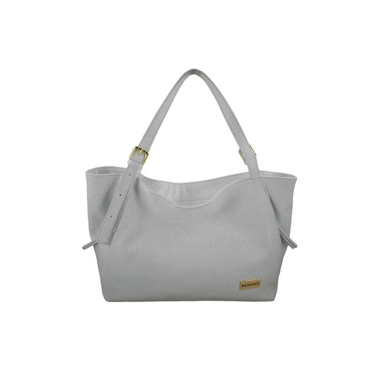 Modna shopperka damska na ramię - Biała ze sklepu Barberinis w kategorii Torby Shopper bag - zdjęcie 177923348