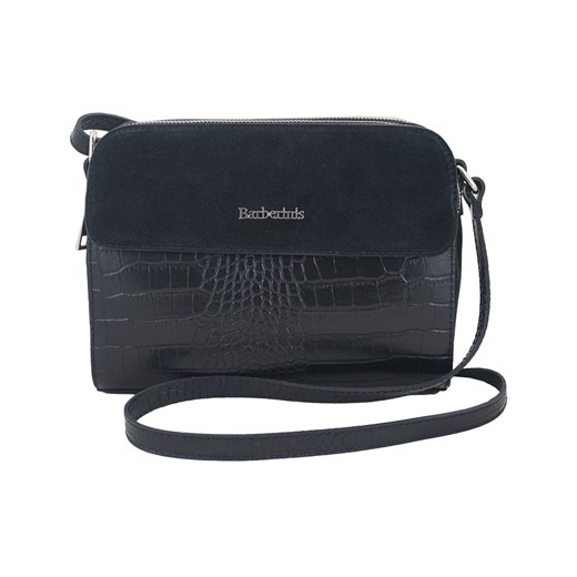 Stylowa torebka crossbody trzykomorowa - Czarna ze sklepu Barberinis w kategorii Listonoszki - zdjęcie 177923408