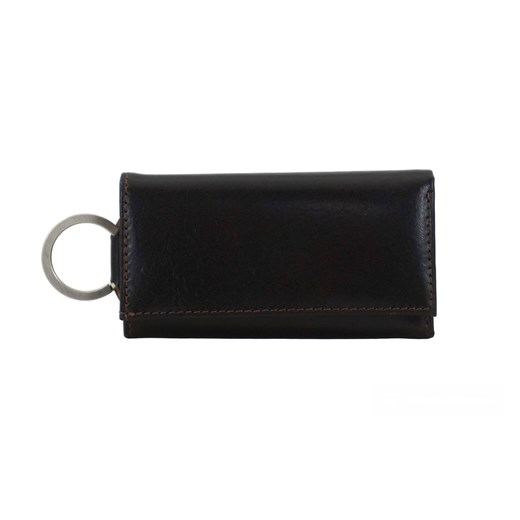 Etui skórzane na klucze / portfel - Brązowe ciemne ze sklepu Barberinis w kategorii Etui - zdjęcie 177926075