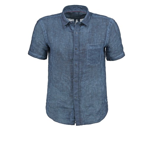 120% Lino Koszula fade blue zalando niebieski abstrakcyjne wzory