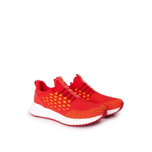 Męskie Sportowe Buty Memory Foam Big Star FF174240 Czerwone ze sklepu ZAZOO w kategorii Buty sportowe męskie - zdjęcie 177936566