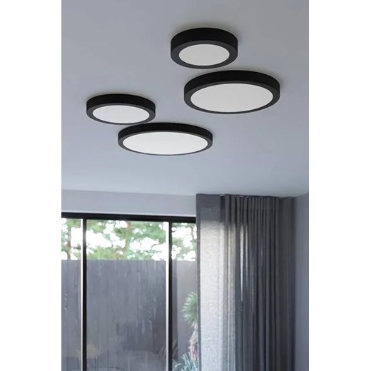 Biały okrągły plafon z modułem LED 30 cm - A600-Uvix Lumes One Size Edinos.pl