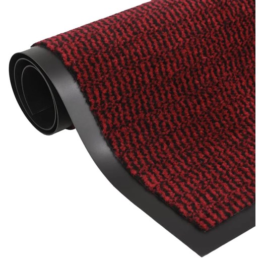 Stylowa czerwona wycieraczka domowa 120x180 cm - Fadal 7X Profeos One Size Edinos.pl