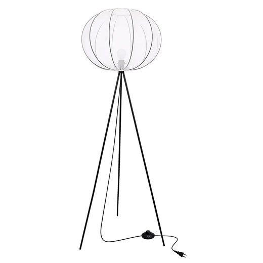 Biała nowoczesna lampa podłogowa z abażurem - D199-Emesso Lumes One Size Edinos.pl