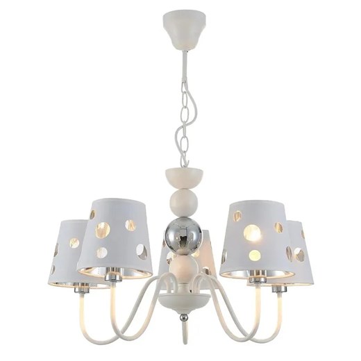 Biała nowoczesna lampa wisząca - D221-Mavitz Candellux One Size Edinos.pl