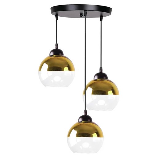 Nowoczesna potrójna lampa wisząca - D237-Gris Candellux One Size Edinos.pl