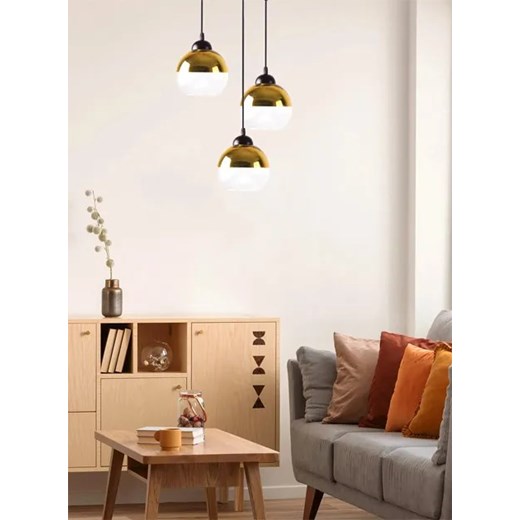 Nowoczesna potrójna lampa wisząca - D237-Gris Candellux One Size Edinos.pl