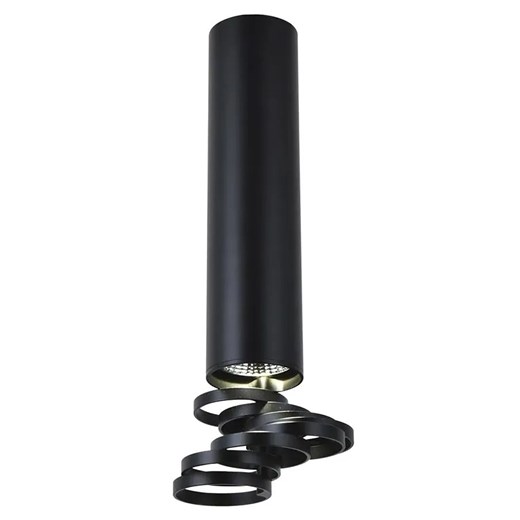 Czarna metalowa lampa sufitowa - D242 M0-H74 ze sklepu Edinos.pl w kategorii Lampy sufitowe - zdjęcie 177939747