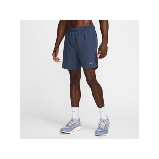 Męskie spodenki do biegania 2 w 1 Dri-FIT Nike Challenger 18 cm - Niebieski Nike L Nike poland
