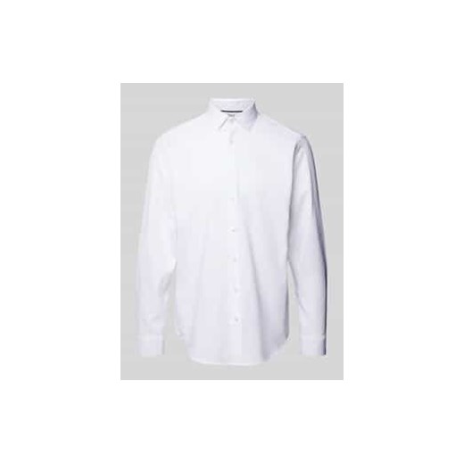 Koszula biznesowa o kroju regular fit z kołnierzykiem typu kent ze sklepu Peek&Cloppenburg  w kategorii Koszule męskie - zdjęcie 177942696