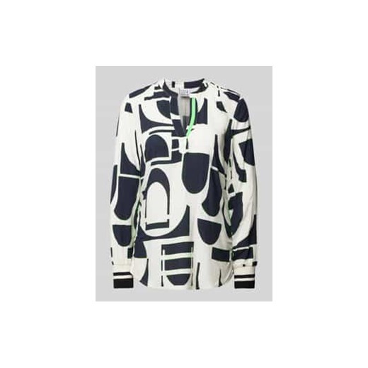 Bluzka o kroju regular fit z kołnierzem z lamówką ze sklepu Peek&Cloppenburg  w kategorii Bluzki damskie - zdjęcie 177942698