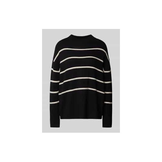 Sweter z dzianiny z prążkowanymi wykończeniami model ‘Tanalynn’ ze sklepu Peek&Cloppenburg  w kategorii Swetry damskie - zdjęcie 177942738