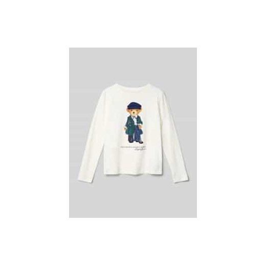 Bluzka z długim rękawem i nadrukiem z logo model ‘BEAR’ ze sklepu Peek&Cloppenburg  w kategorii T-shirty chłopięce - zdjęcie 177942916