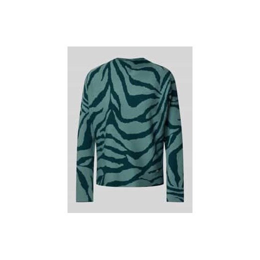 Sweter z dzianiny z okrągłym dekoltem ze sklepu Peek&Cloppenburg  w kategorii Swetry damskie - zdjęcie 177943037