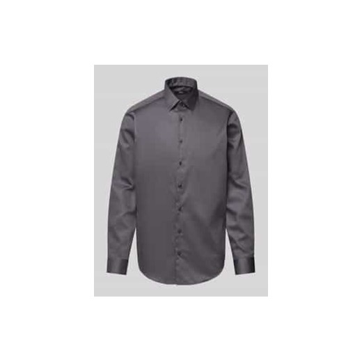 Koszula biznesowa o kroju regular fit z kołnierzykiem typu kent ze sklepu Peek&Cloppenburg  w kategorii Koszule męskie - zdjęcie 177943175