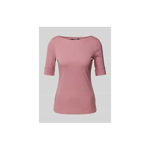 T-shirt o kroju regular fit z dekoltem w łódkę model ‘JUDY’ ze sklepu Peek&Cloppenburg  w kategorii Bluzki damskie - zdjęcie 177943179