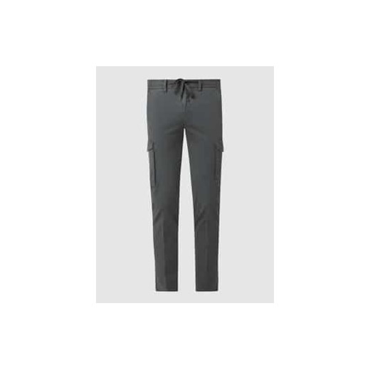 Spodnie cargo o kroju shaped fit z dodatkiem streczu model ‘Stig’ ze sklepu Peek&Cloppenburg  w kategorii Spodnie męskie - zdjęcie 177943315