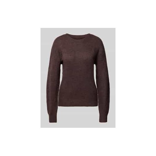 Sweter z dzianiny z prążkowanymi wykończeniami model ‘Festina’ ze sklepu Peek&Cloppenburg  w kategorii Swetry damskie - zdjęcie 177943358