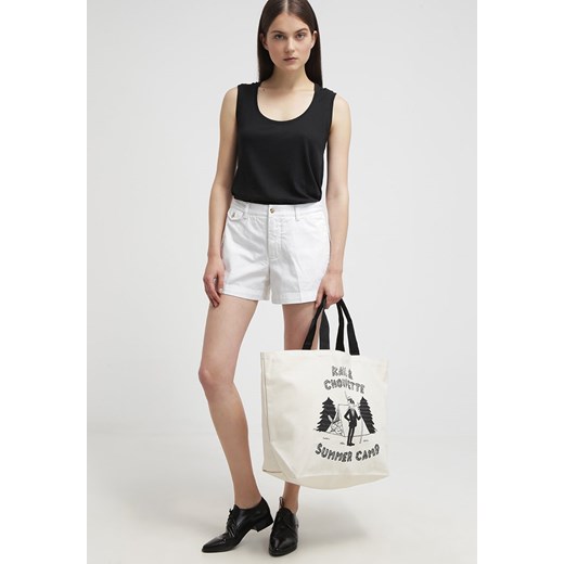 KARL LAGERFELD TC Torba na zakupy white zalando zielony nadruki