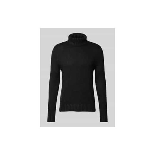 Sweter z golfem z dzianiny z dodatkiem wiskozy ze sklepu Peek&Cloppenburg  w kategorii Swetry męskie - zdjęcie 177943795