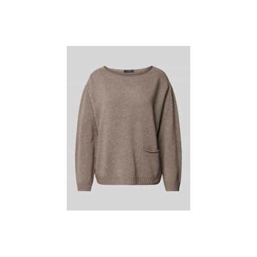 Sweter z dzianiny z wpuszczaną kieszenią ze sklepu Peek&Cloppenburg  w kategorii Swetry damskie - zdjęcie 177943888