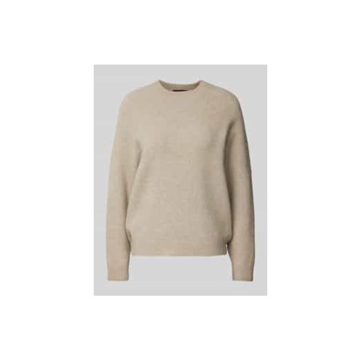 Sweter z dzianiny z prążkowanymi wykończeniami model ‘PEMIRI’ ze sklepu Peek&Cloppenburg  w kategorii Swetry damskie - zdjęcie 177943907