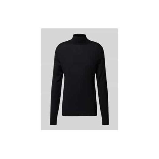 Sweter z dzianiny z wełny lana model ‘TRAY’ ze sklepu Peek&Cloppenburg  w kategorii Swetry męskie - zdjęcie 177944059