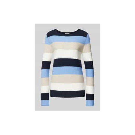 Sweter z dzianiny o kroju regular fit z oddychającej mieszanki bawełny ze sklepu Peek&Cloppenburg  w kategorii Swetry damskie - zdjęcie 177944796