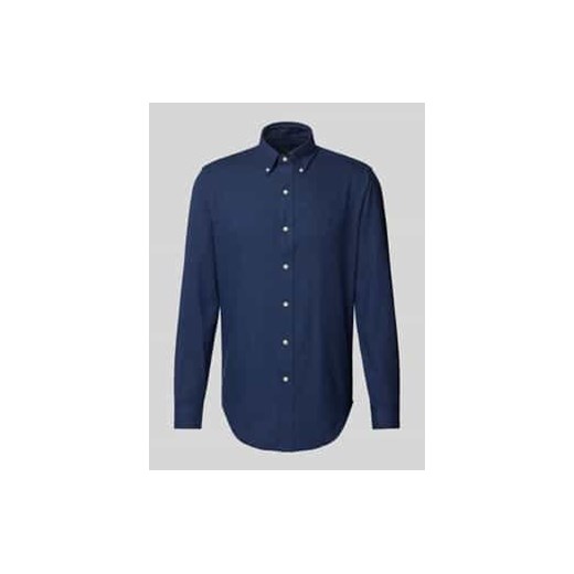 Koszula casualowa o kroju custom fit z kołnierzykiem typu button down ze sklepu Peek&Cloppenburg  w kategorii Koszule męskie - zdjęcie 177945336