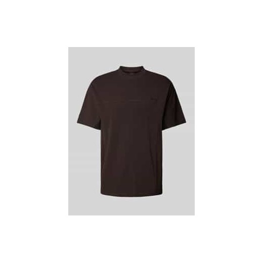 T-shirt z wyhaftowanym logo model ‘Natural’ ze sklepu Peek&Cloppenburg  w kategorii T-shirty męskie - zdjęcie 177945359