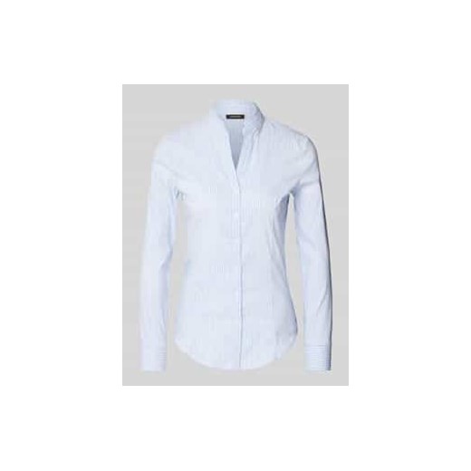 Bluzka koszulowa o kroju slim fit ze stójką ze sklepu Peek&Cloppenburg  w kategorii Koszule damskie - zdjęcie 177945655