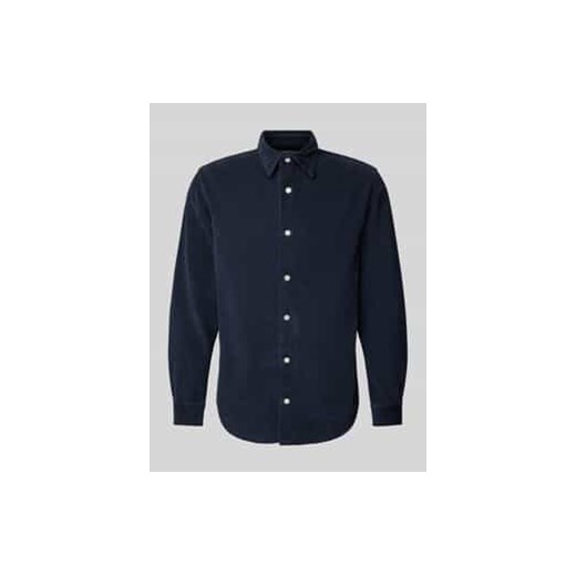 Koszula sztruksowa o kroju regular fit z kołnierzykiem typu kent model ‘TRISTAN’ ze sklepu Peek&Cloppenburg  w kategorii Koszule męskie - zdjęcie 177945859
