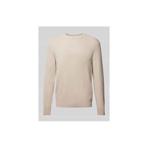 Sweter o luźnym kroju z okrągłym dekoltem ze sklepu Peek&Cloppenburg  w kategorii Swetry męskie - zdjęcie 177946346