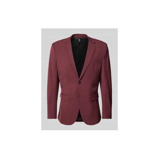 Marynarka o kroju slim fit z brustaszą model ‘LIAM’ ze sklepu Peek&Cloppenburg  w kategorii Marynarki męskie - zdjęcie 177946399