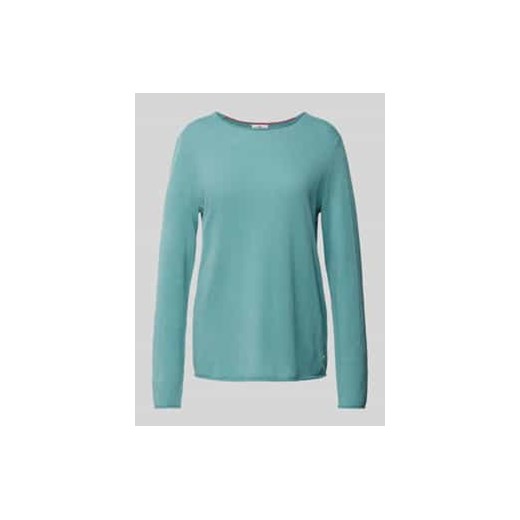 Sweter z mieszanki wełny z detalem z logo ze sklepu Peek&Cloppenburg  w kategorii Swetry damskie - zdjęcie 177946689