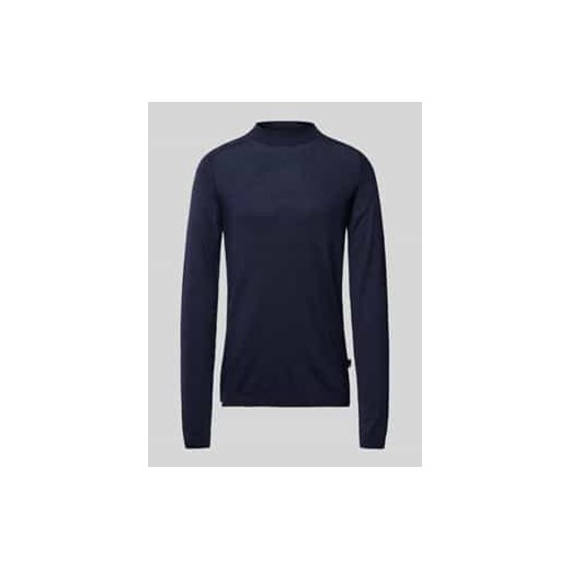 Sweter z dzianiny z fakturowanym wzorem model ‘Bertie’ ze sklepu Peek&Cloppenburg  w kategorii Swetry męskie - zdjęcie 177947037