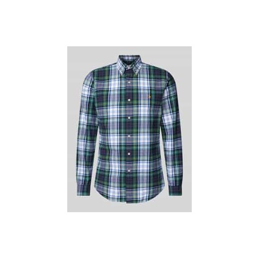 Koszula casualowa o kroju custom fit z kołnierzykiem typu button down ze sklepu Peek&Cloppenburg  w kategorii Koszule męskie - zdjęcie 177947885