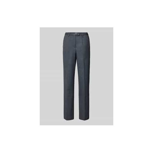 Spodnie materiałowe o kroju straight fit ze wzorem w jodełkę model ‘MIA’ ze sklepu Peek&Cloppenburg  w kategorii Spodnie damskie - zdjęcie 177948275