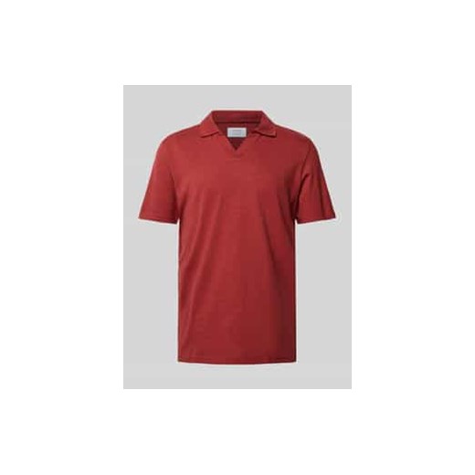 Koszulka polo o kroju regular fit z dekoltem w serek ze sklepu Peek&Cloppenburg  w kategorii T-shirty męskie - zdjęcie 177948368