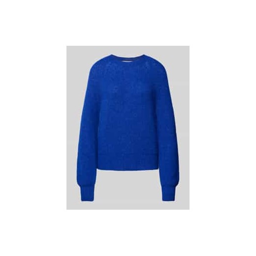 Sweter z dzianiny z prążkowanymi wykończeniami ze sklepu Peek&Cloppenburg  w kategorii Swetry damskie - zdjęcie 177948816