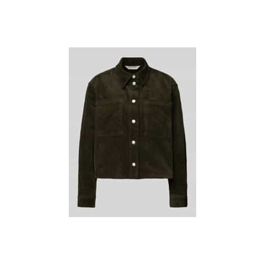 Bluzka sztruksowa o kroju regular fit z kieszeniami na piersi model ‘Arcelle Geggo’ ze sklepu Peek&Cloppenburg  w kategorii Koszule damskie - zdjęcie 177948835