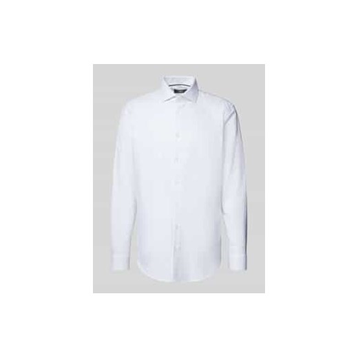 Koszula biznesowa o kroju slim fit z kołnierzykiem typu cutaway ze sklepu Peek&Cloppenburg  w kategorii Koszule męskie - zdjęcie 177949216