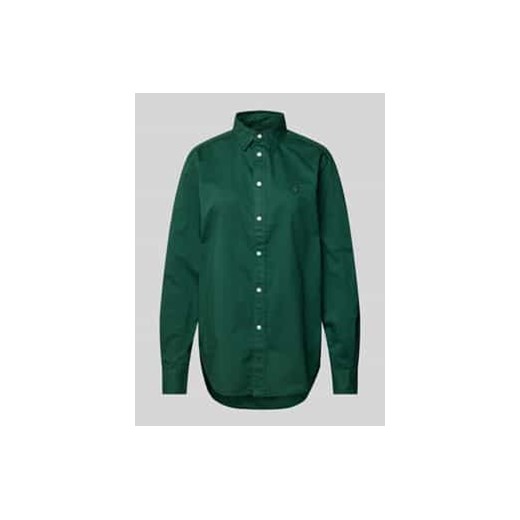 Bluzka koszulowa o kroju relaxed fit z kołnierzykiem typu kent ze sklepu Peek&Cloppenburg  w kategorii Koszule damskie - zdjęcie 177949309