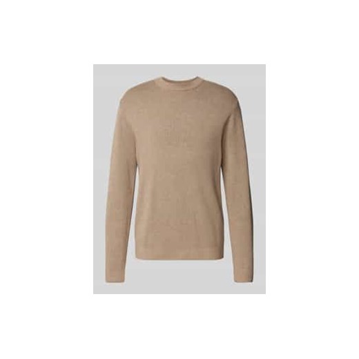 Sweter z dzianiny ze stójką model ‘MILANO’ ze sklepu Peek&Cloppenburg  w kategorii Swetry męskie - zdjęcie 177949727