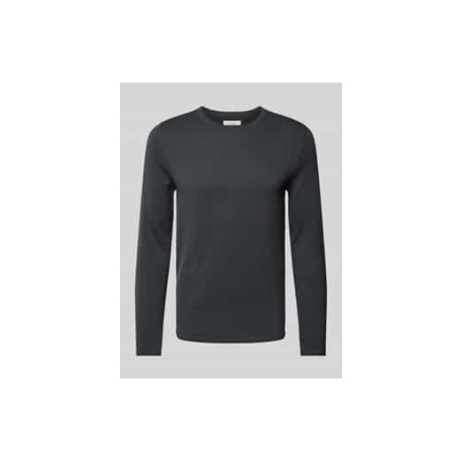 Sweter z dzianiny o kroju regular fit ze zrolowanymi ściągaczami ze sklepu Peek&Cloppenburg  w kategorii Swetry męskie - zdjęcie 177950056