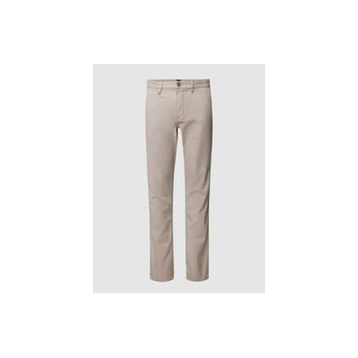 Chinosy o kroju slim fit z wpuszczanymi kieszeniami model ‘SCHINO’ ze sklepu Peek&Cloppenburg  w kategorii Spodnie męskie - zdjęcie 177950095