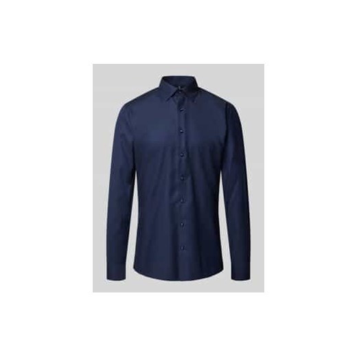 Koszula biznesowa o kroju slim fit z kołnierzykiem typu kent ze sklepu Peek&Cloppenburg  w kategorii Koszule męskie - zdjęcie 177950927