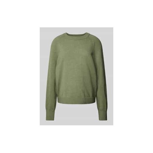 Sweter z dzianiny z okrągłym dekoltem ze sklepu Peek&Cloppenburg  w kategorii Swetry damskie - zdjęcie 177951266